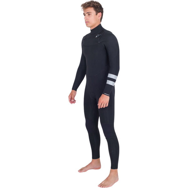 2025 Hurley Mens Advant 5/3mm Chest Zip Wetsuit MFS0013533 - Black